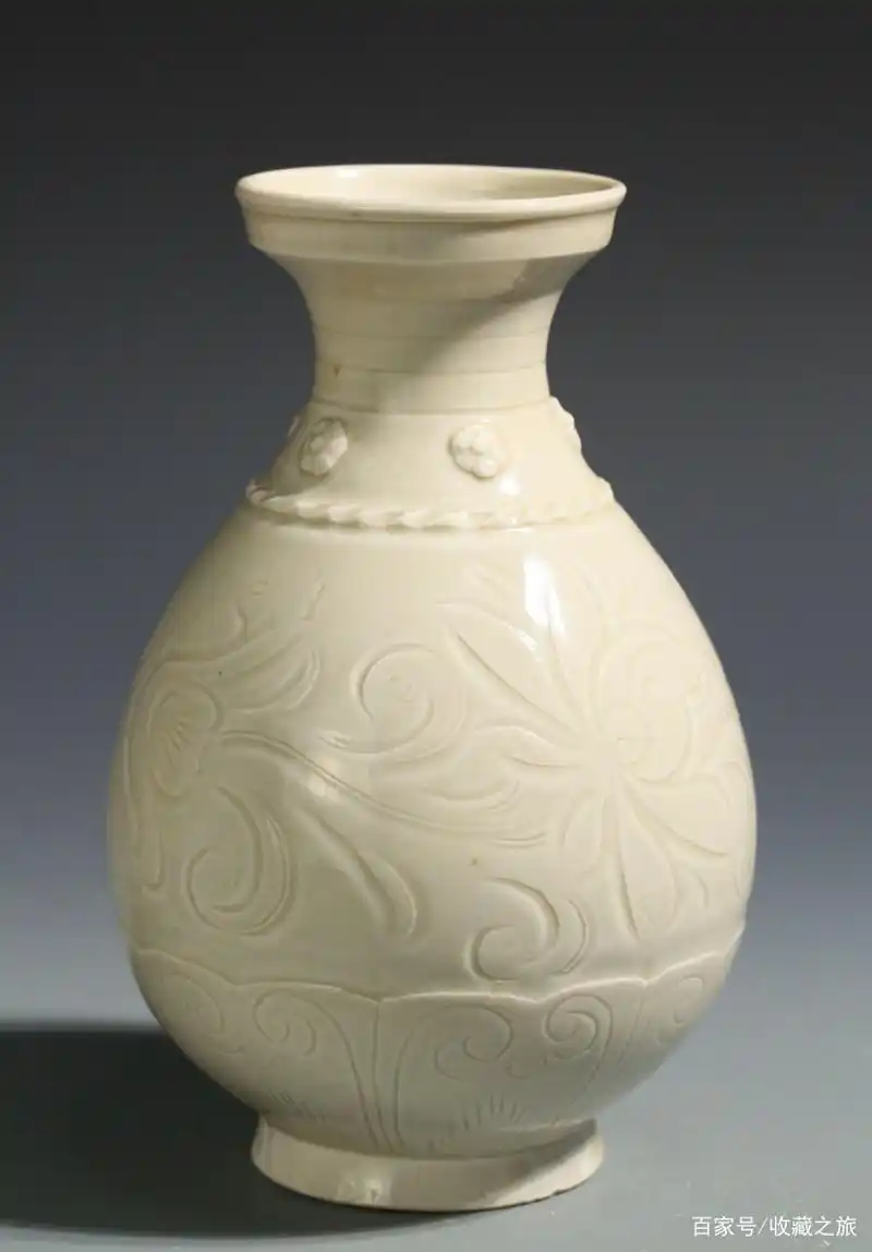 瓷器鉴赏:此"定窑仿品",花纹没有立体感!