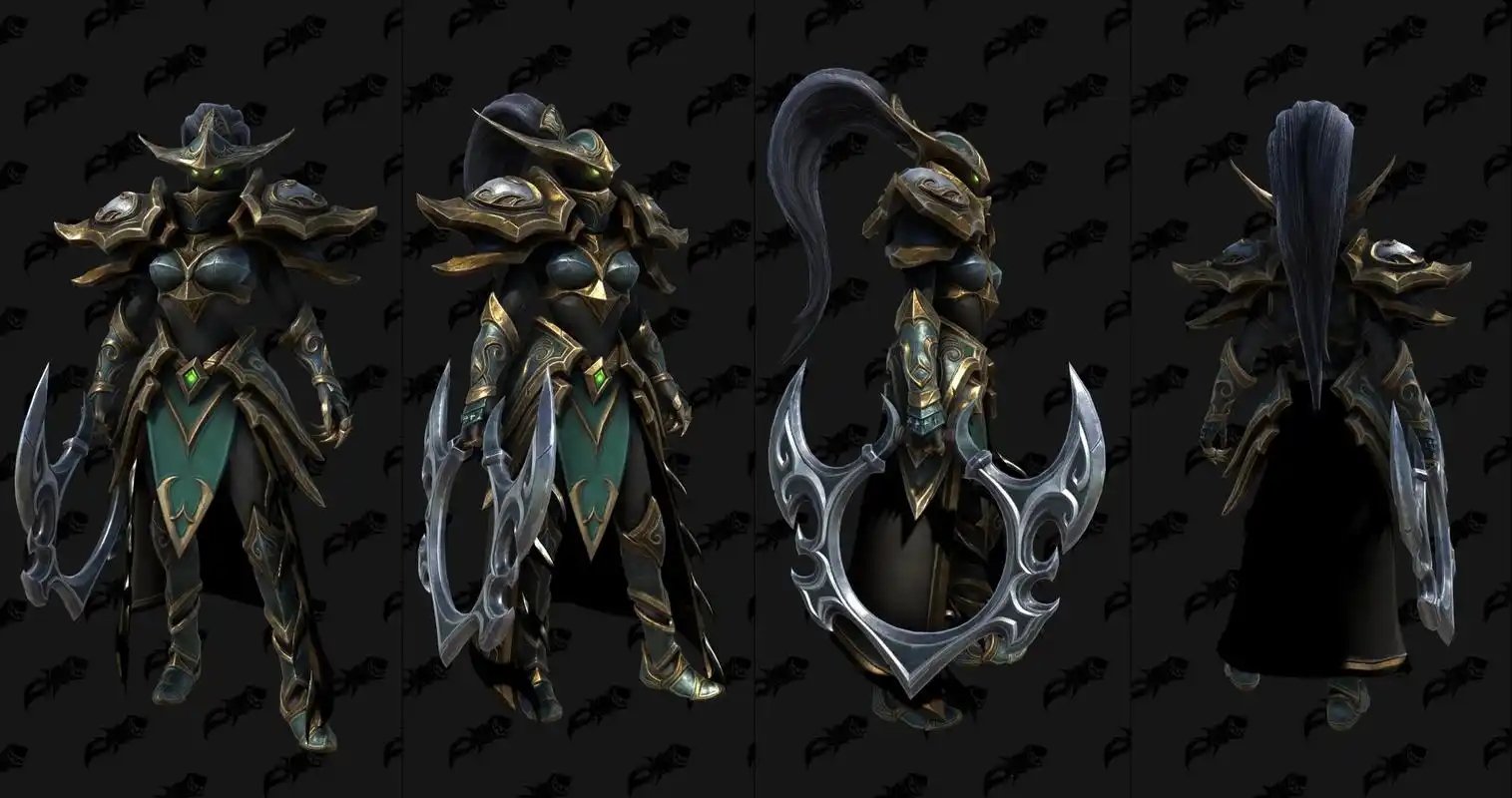 魔兽争霸3重制版暗夜精灵模型伊利丹真酷