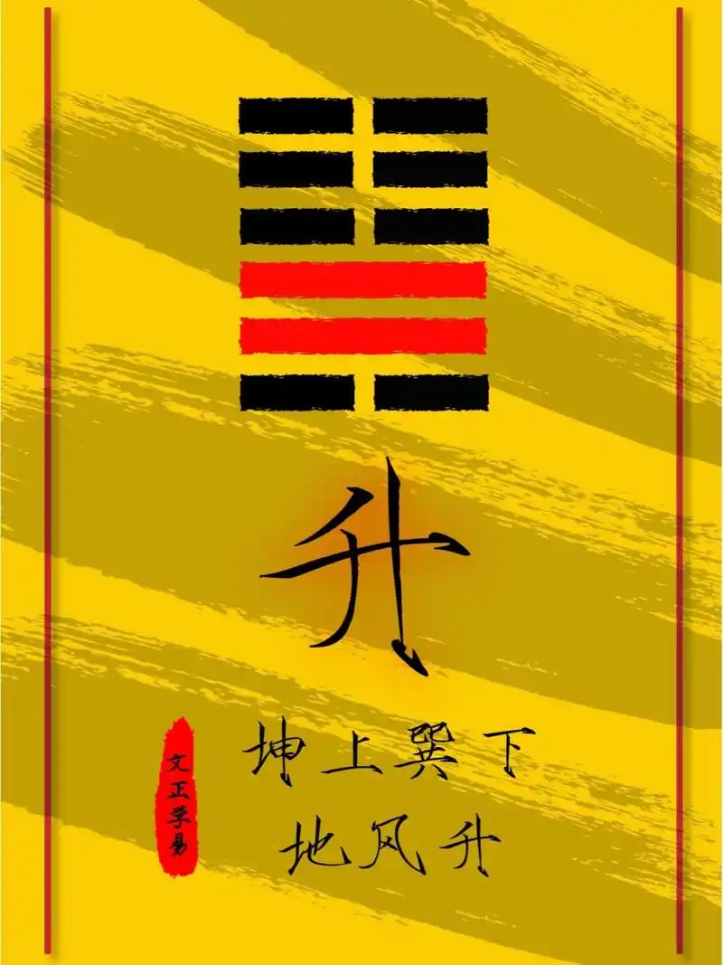 国学智慧 易经第46卦【地风升】坤上巽下 聚合到