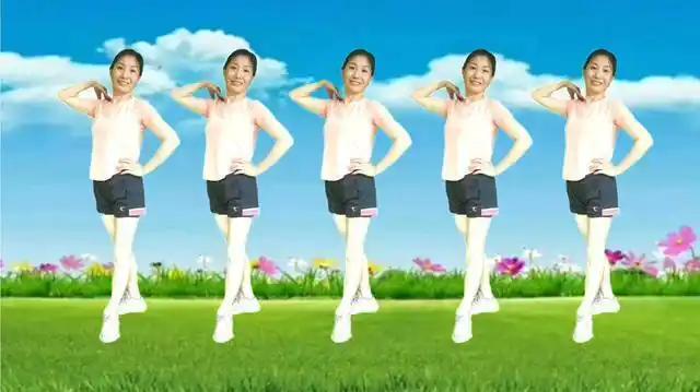 如意李广场舞烟雨人间全网火爆流行歌曲大众健身操加长版