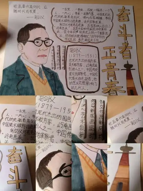 奋斗者正青春手抄报