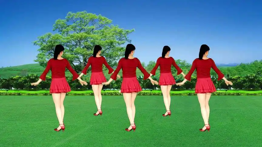 三步踩广场舞《雨中泪》舞步简单又好看,三分钟就学会