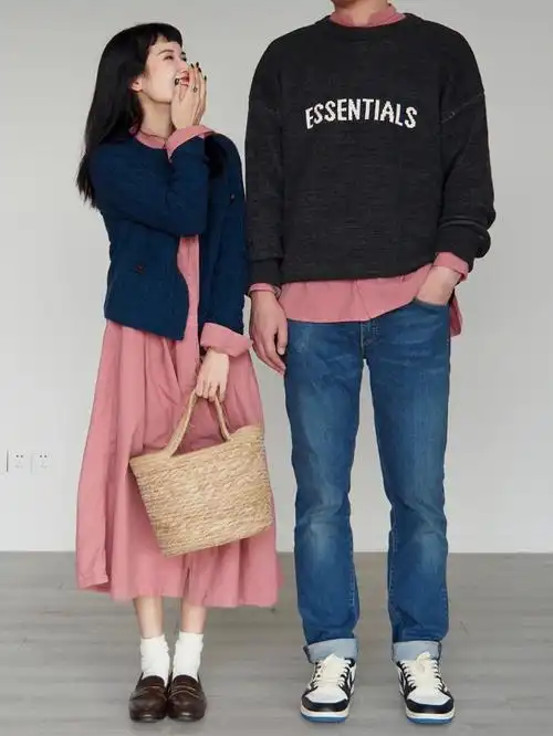 30cm身高差夫妻muji穿搭第一次情侣穿搭