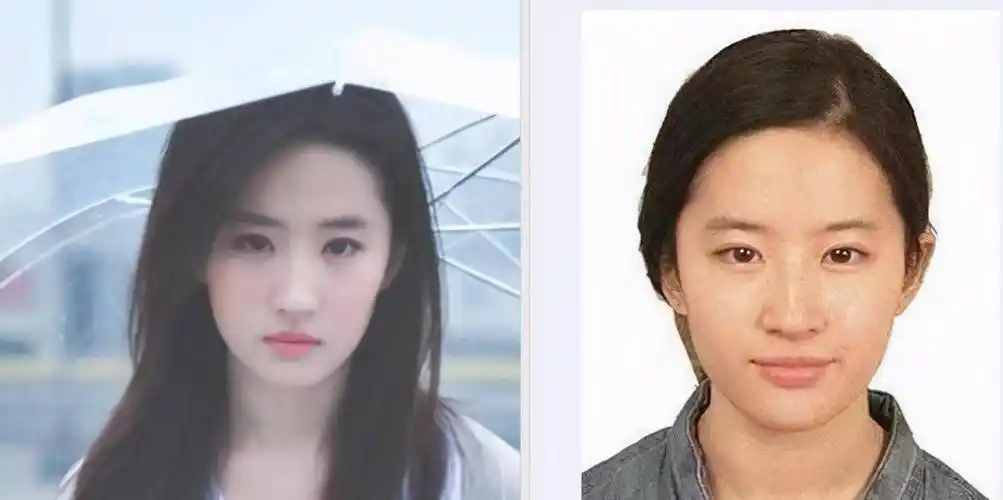 刘亦菲看了小林青霞的证件照,网友:真是天生丽质啊!