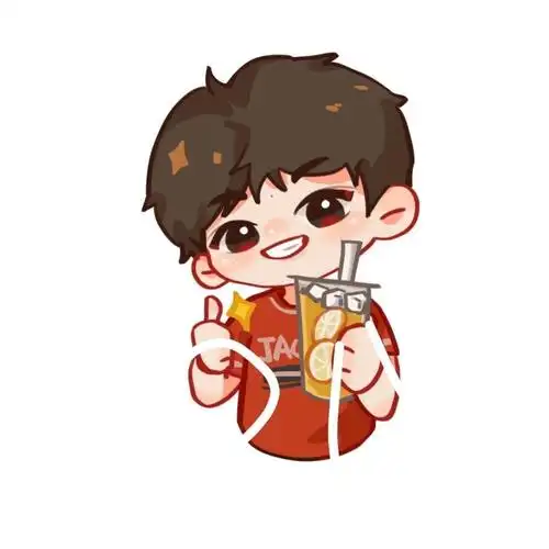 易烊千玺q版手绘头像