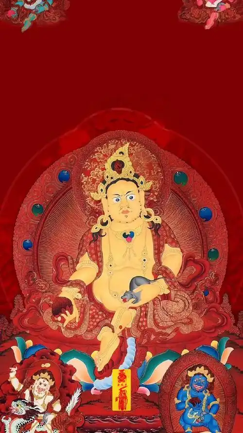 转发供奉黄财神未来每一天辟邪招财转运.十六招财壁纸分享超话#壁纸