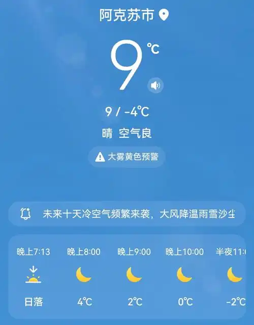 天气预报 | 未来24小时天气预报