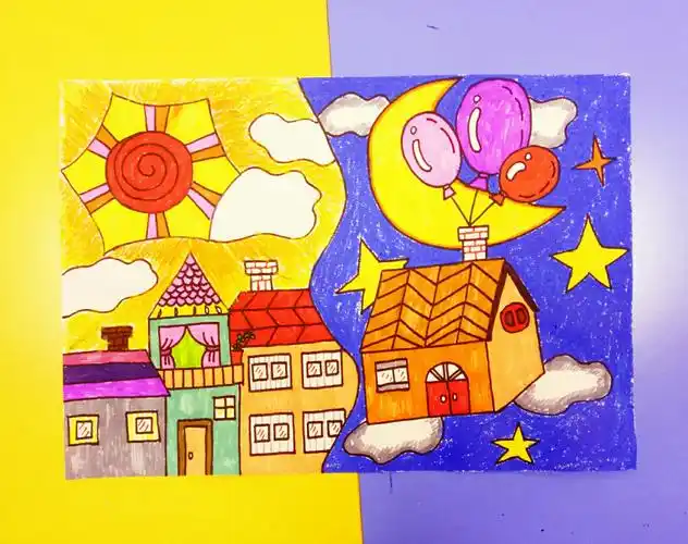 我们生活的地球,有白昼,有黑夜,先观察了地球白天与黑夜的图片,刃小