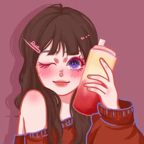 自学鸭风手绘卡通头像25100