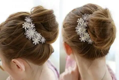 2021冬季盘发发型图片优雅动人展露无遗2