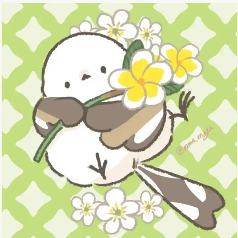 有哪个姐妹和我一样喜欢小鸟吗?  手做的哟