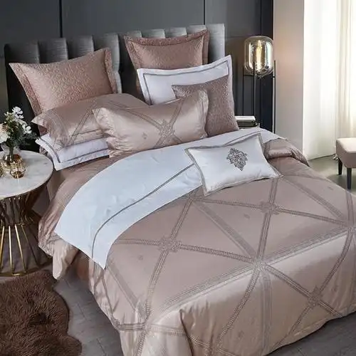 雅兰家纺专柜款 雅格提花床单床笠四件套