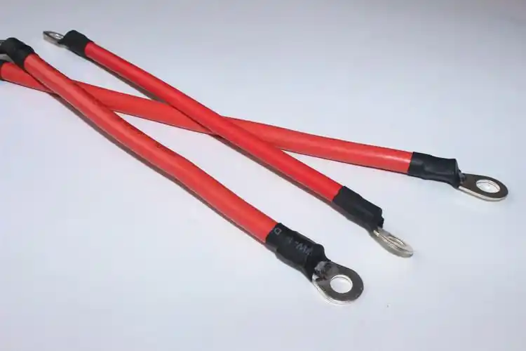 电动汽车三轮四轮车电池电瓶铜连接线101625平方ups10平方20cm