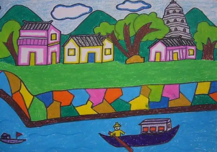 笔画简笔画最美家乡 第1页家乡美儿童画儿童美丽的家乡简笔画儿童画我