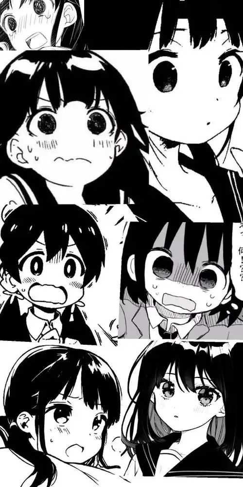 黑白动漫壁纸黑白漫画风拼接动漫壁纸