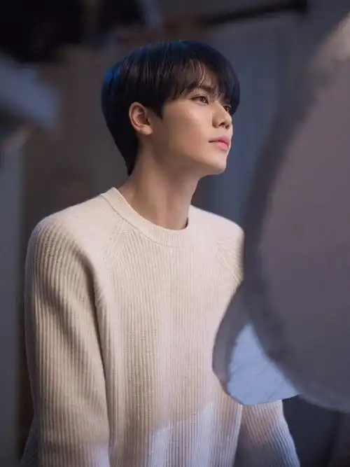 林彦俊蓝发清爽帅气写真图片310