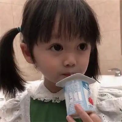 嘟嘴小女孩头像超萌可爱 儿童头像超萌女孩嘟嘴