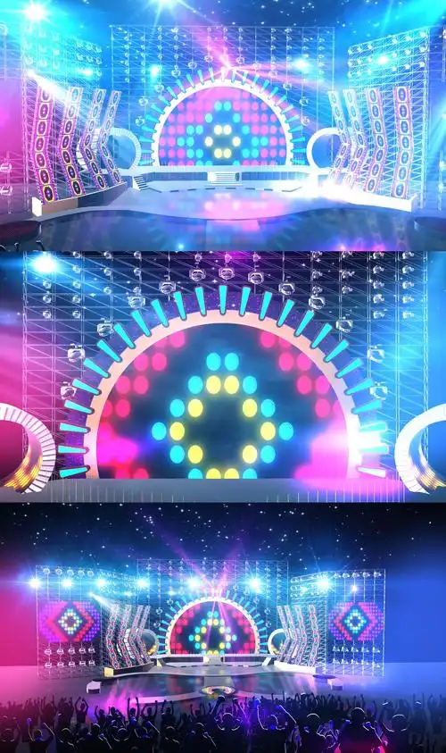 1920x1080_高清视频素材下载(编号:4244050)_舞台背景_光厂(vj师 )