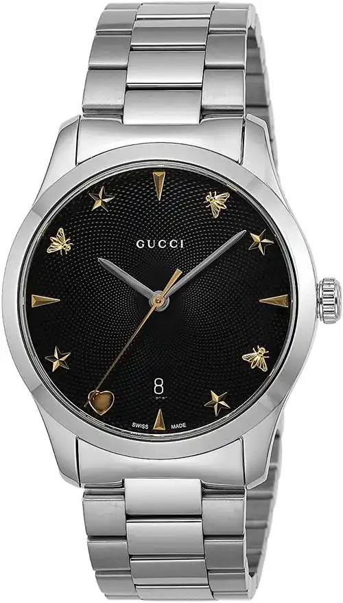 [古驰] 腕表 g timeless ya1264029a 男士 银色