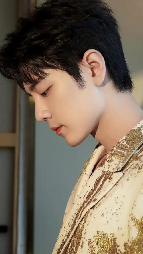 鎏金系白马王子 9007|肖战#什刹海f3##肖战深v真空西装