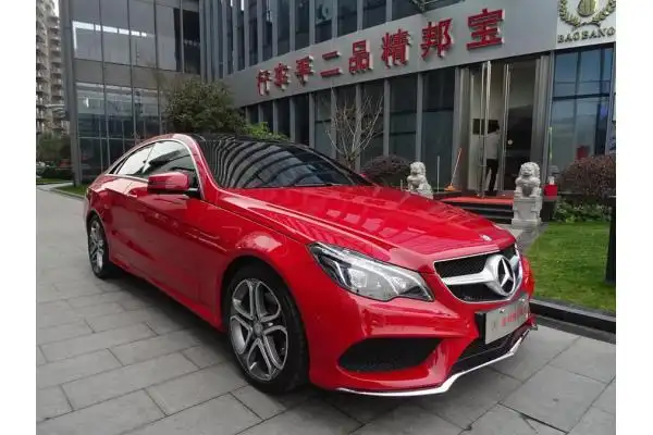 【上海】2014年9月 奔驰 e级双门轿跑车 e260 coupe 红色 自动档