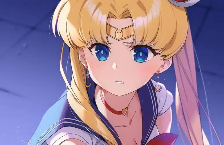 月野兔插画图片壁纸