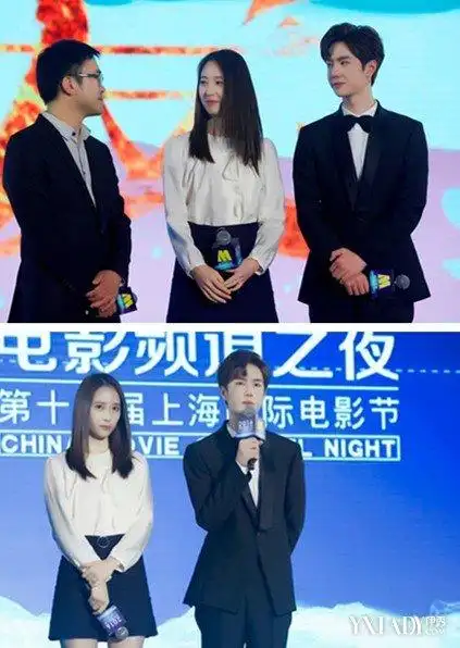 【图】郑秀晶亮相频道之夜 携手王一博组成长腿cp