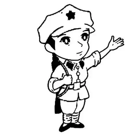 英雄简笔画英雄简笔画人物儿童画