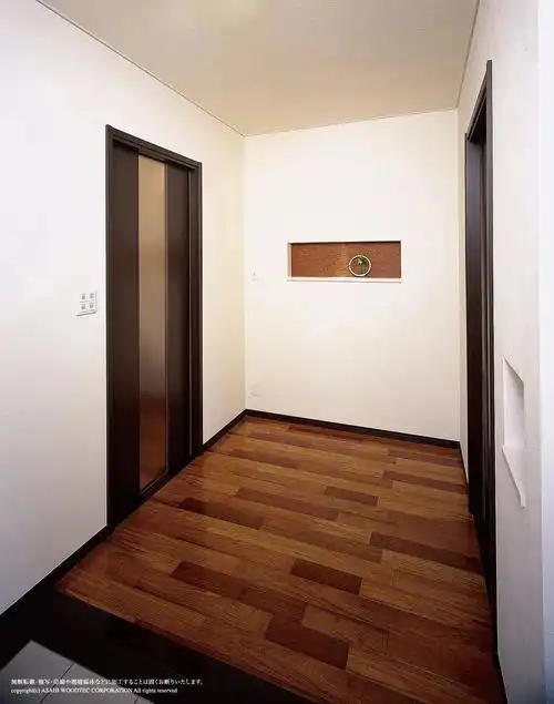 卡思摩家居丨玄关木地板铺贴实景案例