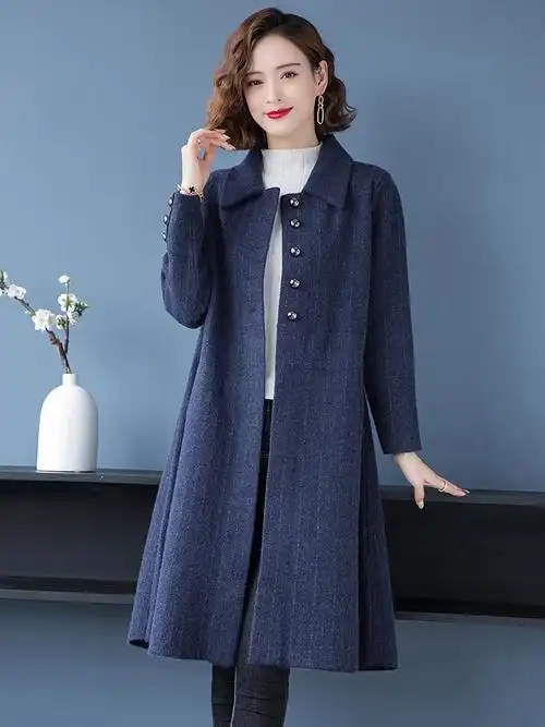 大码羊绒大衣女2020年新款