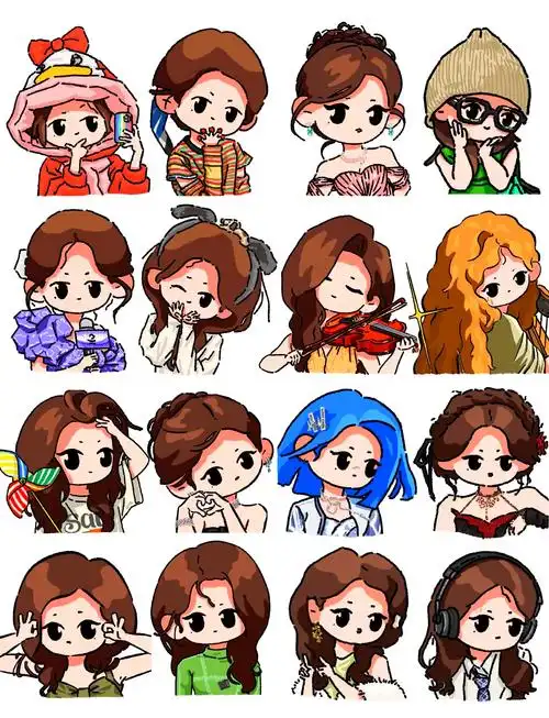 热巴💖超萌小头像合集🎨 迪丽热巴的可爱小头像合集,快来看看吧!