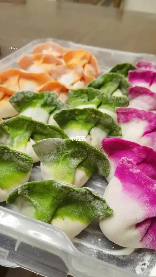 彩色饺子