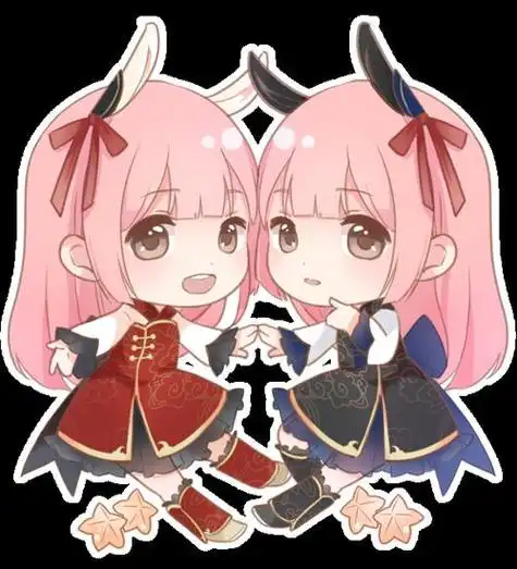 座盎的主要特征是思维善变无拘无十二星座双子座q版简笔画儿童简笔画