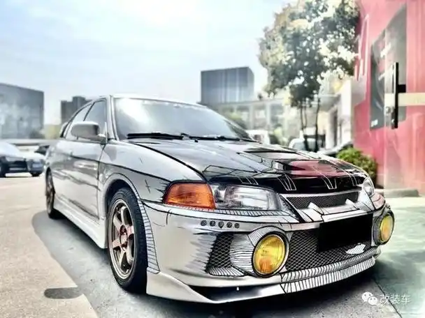 用东南菱帅来圆evo梦,改完后像是动漫里开出来的