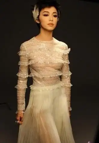 大牌女星罕见凸点照