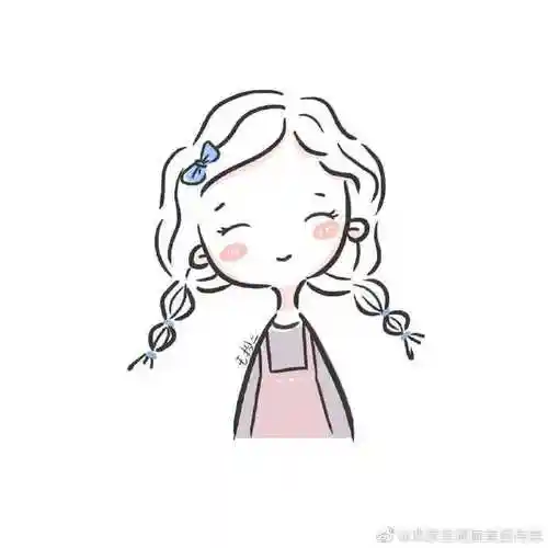 简单可爱的人物头像#高三女生为全班手绘漫画形象#童鞋们,简单易上