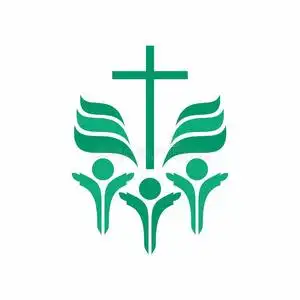 鼓励者基督教徒教堂标识.赞颂关于上帝,礼拜者关于耶稣照片