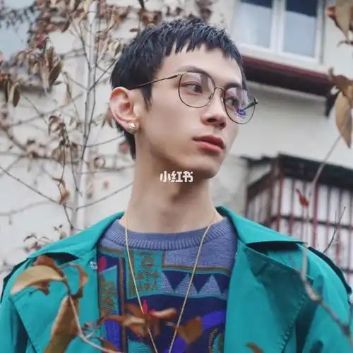 男生狗啃式刘海短发