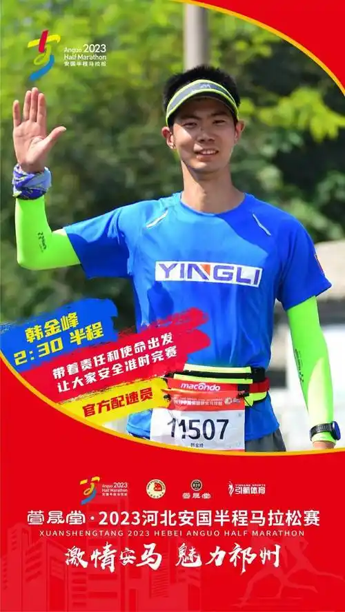 官方配速员名单公布丨2023安国半程马拉松官兔亮相_向北_赛事_数字