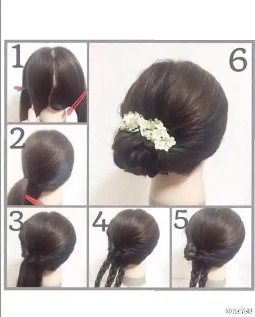 天气热起来披头发是不是又麻烦又热!