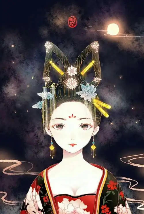 古风古代美女壁纸意境皇后明如秋的女子