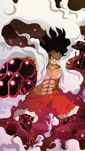 海贼王炫酷人物插画高清手机壁纸