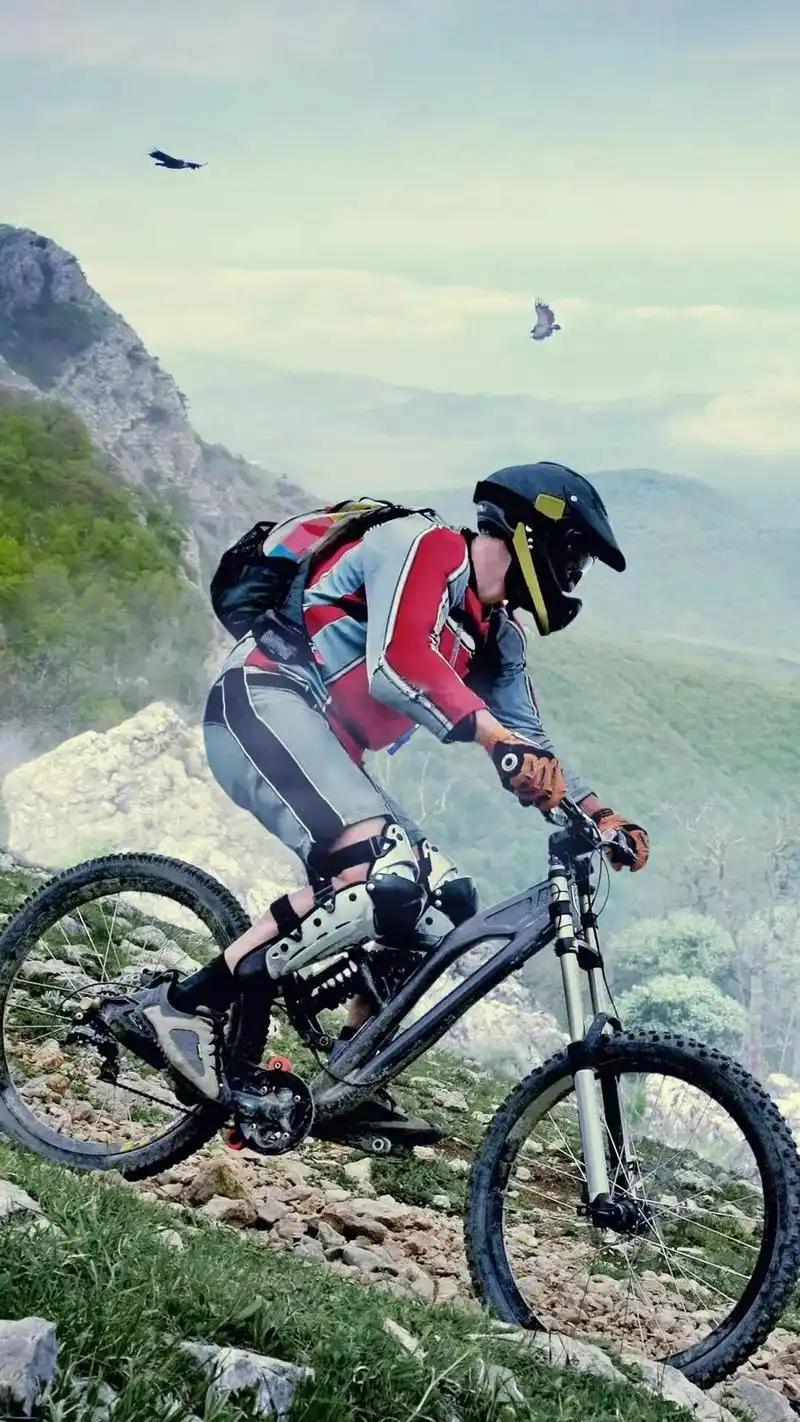 唯美单车骑行图片