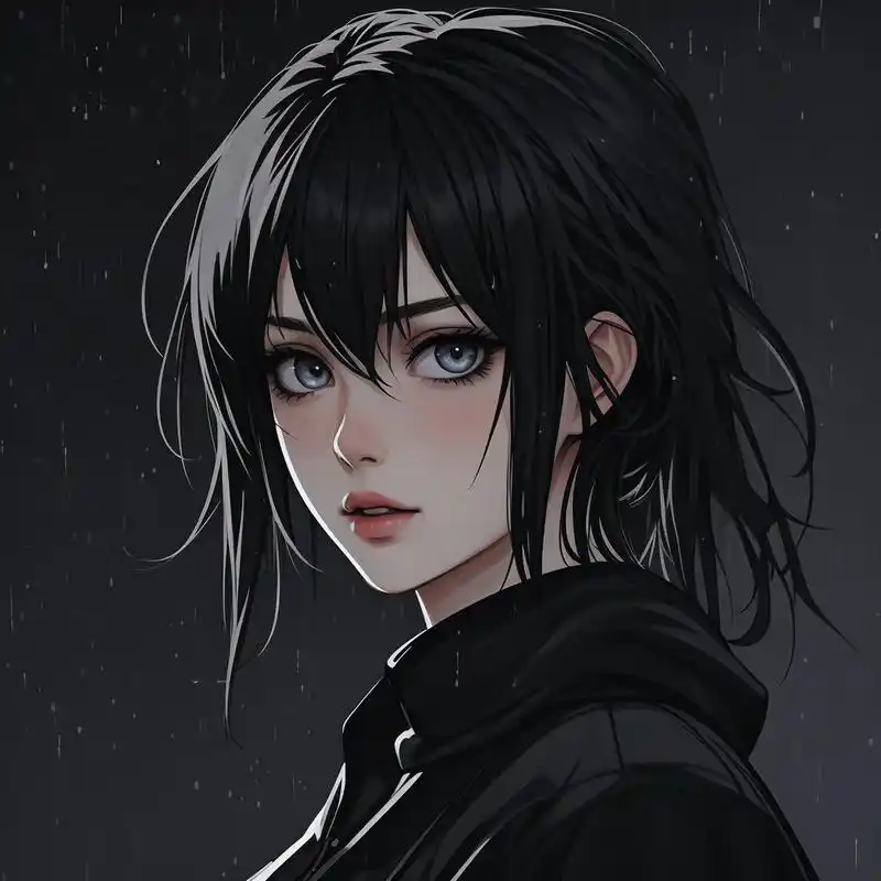 冷艳厌世女生头像🖤绝美高冷范