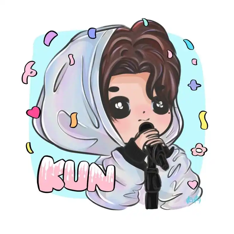 手绘 | 软软糯糯的蔡徐坤 像冰淇淋一样,软软糯糯的宝贝