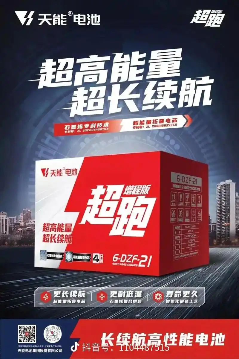 天能电池黔西旗舰店#电动车换电池 全新天能电池超跑增程 - 抖音