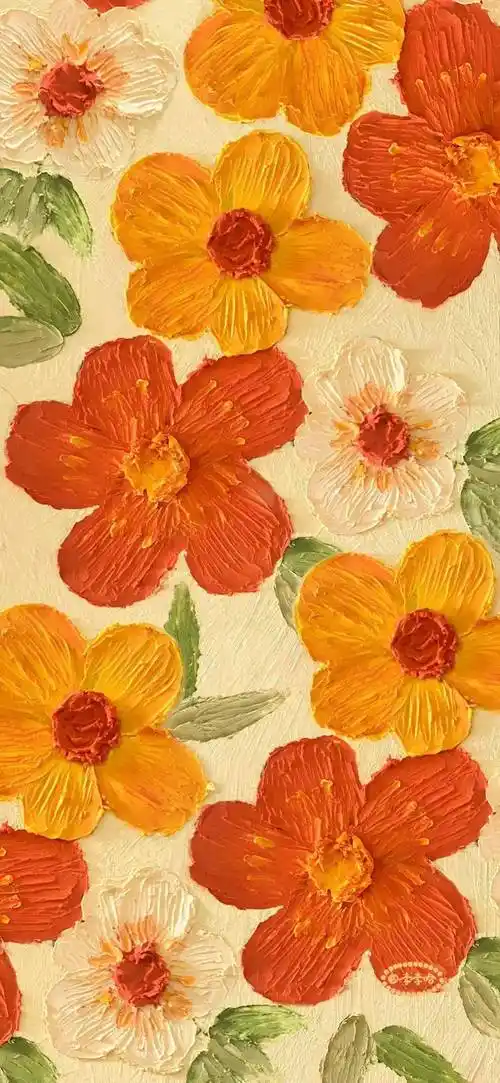 油画风的花花壁纸676767