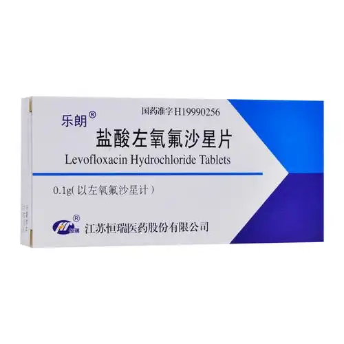 乐朗 盐酸左氧氟沙星片 0.1g*10s