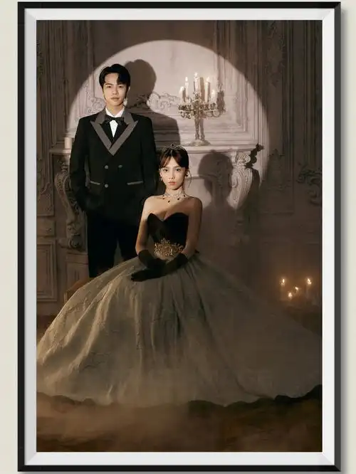 姐妹想看的鞠婧祎礼服婚纱照客片它来了60