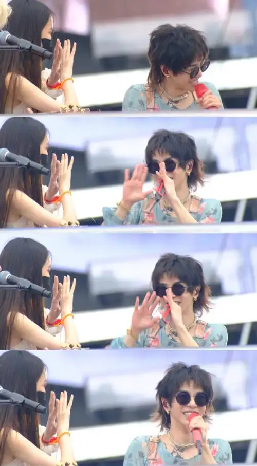 宝宝害羞但是回了一个比心0699  太萌了93@华晨宇yu  #华晨宇